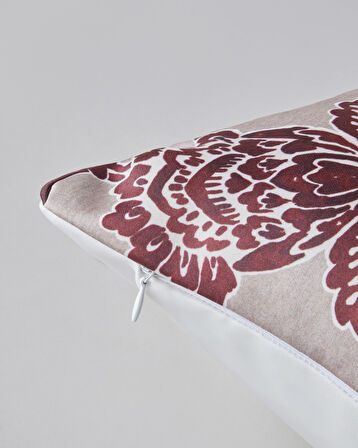 Verdant Kırlent Kılıfı 45x45 cm Bordo