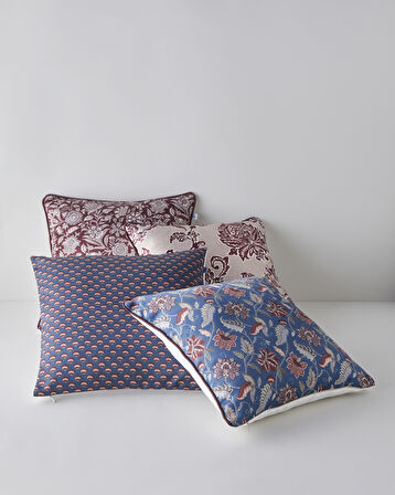 Canopy Kırlent Kılıfı 45x45 cm Bordo