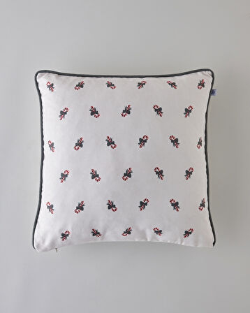 Noelia Kırlent Kılıfı 45x45 cm Kırmızı