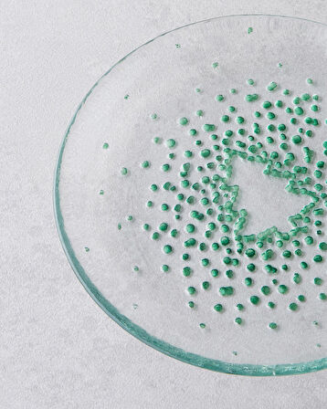 Twinkle Tree Cam Pasta Tabağı 16 cm Yeşil