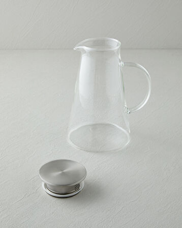 Solin Cam Sürahi 1800 ml Şeffaf