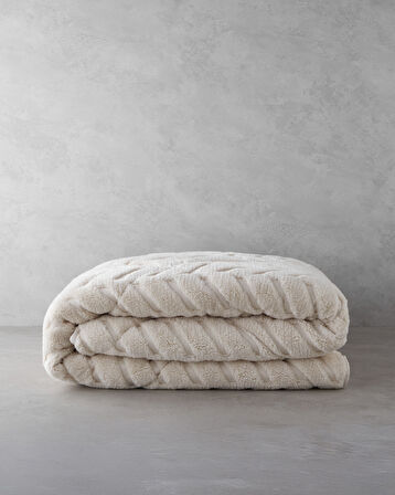 Wintera Sherpa Çift Kişilik Yorgan 195x215 cm Krem