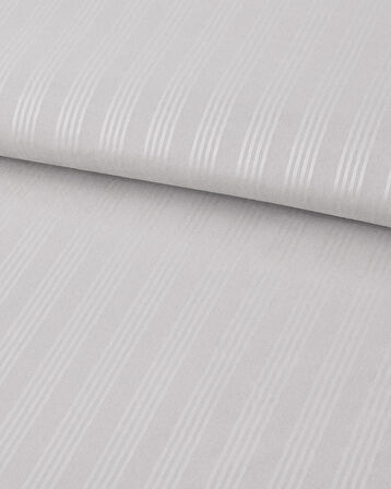 Glossy Kolay Ütülenir Perkal Tek Kişilik Nevresim Takımı 160x220 cm Beyaz