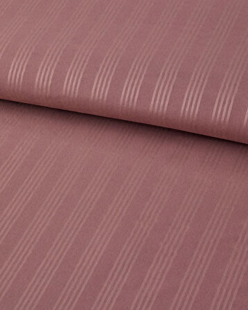 Glossy Kolay Ütülenir Perkal Çift Kişilik Nevresim Takımı 200x220 cm Sisli Mürdüm