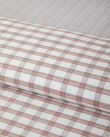 Crispcheck İpliği Boyalı Tek Kişilik Nevresim Takımı 160x220 cm Turuncu