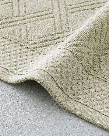 Chic Diamond Pamuk El Havlusu 30x45 cm Açık Yeşil