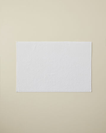 Sandy Stripe Pamuk Ayak Havlusu 50x70 cm Beyaz