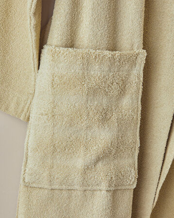 Bubble Pamuk Bornoz S-M Açık Yeşil