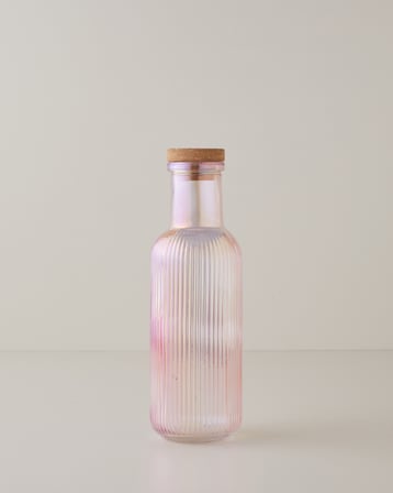 Lucan Cam Şişe 1000 ml Pembe