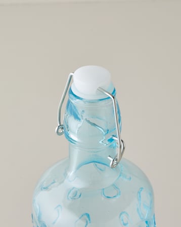 Corin Cam Şişe 1000 ml Turkuaz