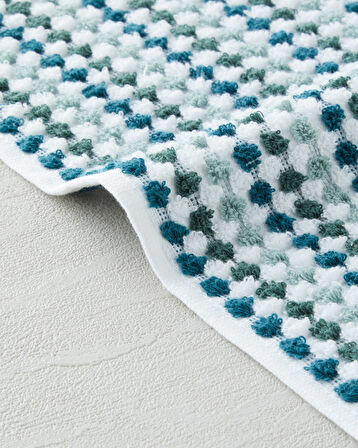 Punto Pamuk El Havlusu 30x45 cm Yeşil-Beyaz