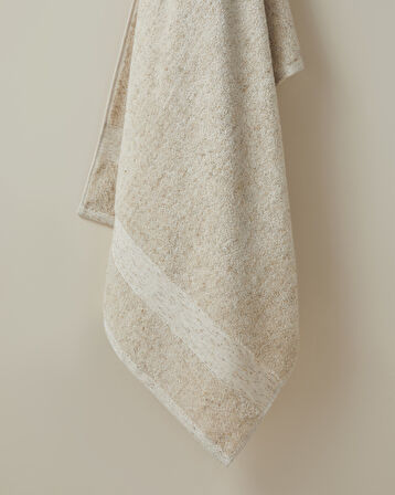 Melange Pamuk Banyo Havlusu 80x150 cm Bej Melanj