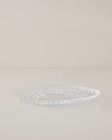 Lucent Cam Pasta Tabağı 20 cm Şeffaf