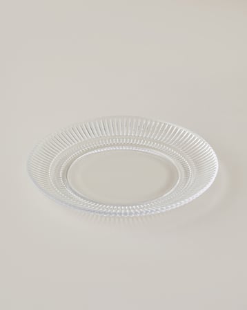 Lucent Cam Pasta Tabağı 20 cm Şeffaf