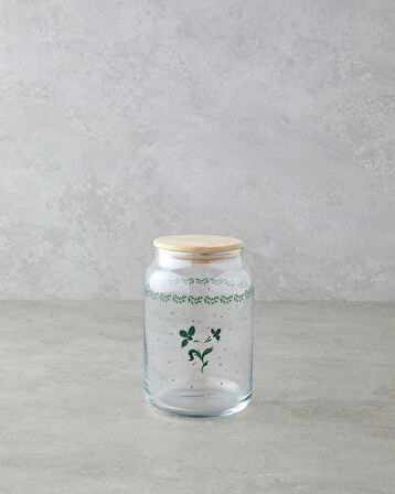 Melie Cam Kavanoz 970 ml Yeşil