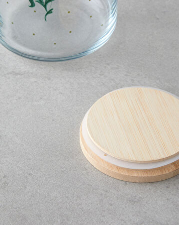 Melie Cam Kavanoz 970 ml Yeşil