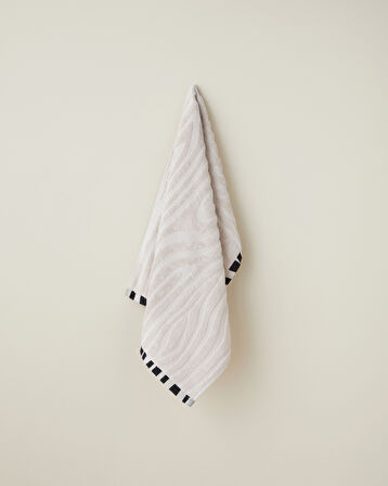 Panthera Pamuk Yüz Havlusu 50x80 cm Ekru