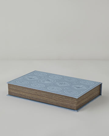 Luna Dekoratif Kutu 19x30 cm Gri