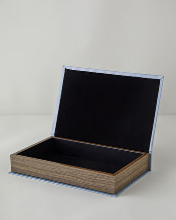 Luna Dekoratif Kutu 19x30 cm Gri