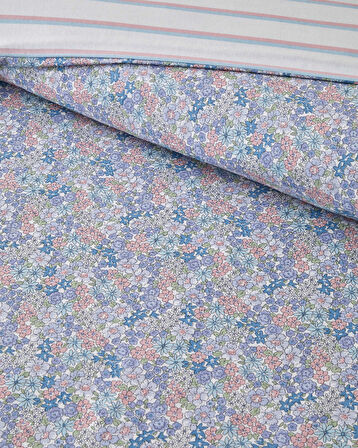 Bloss Mist Kolay Ütülenir Çift Kişilik Nevresim Seti 200x220 cm Lila