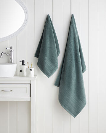 Pure Pamuk Yüz Havlusu 50x80 cm Yeşil