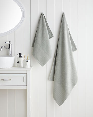 Pure Pamuk Banyo Havlusu 70x140 cm Sage