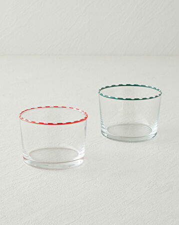 Candy Cane Stripe Cam Çerezlik 8,5 cm Kırmızı