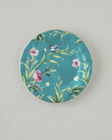 Vanilla New Bone China Pasta Tabağı 16 cm Turkuaz