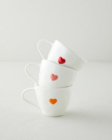 Lovelle Stoneware Kupa 320 ml Pembe
