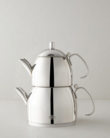 Lumos Çelik Çaydanlık 1,3 – 2,25 Lt Silver