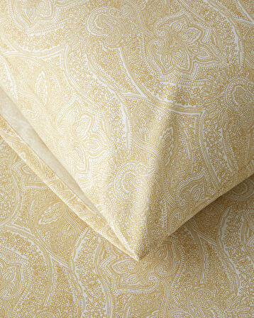 Bohemian Kolay Ütülenir Tek Kişilik Nevresim Takımı 160x220 cm Hardal