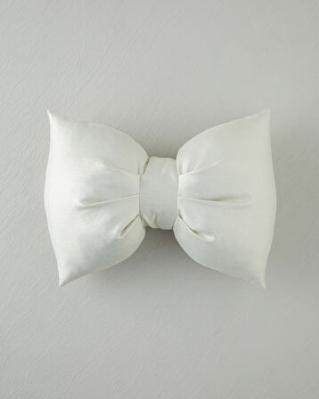 Fiyonklu Dekoratif Kırlent Gold