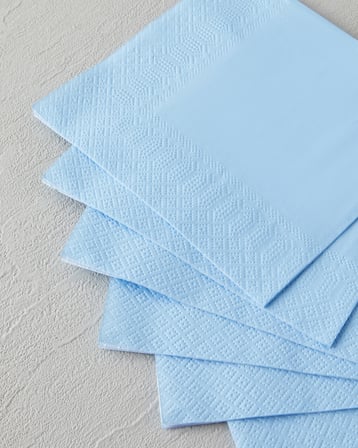 Plain Elegance 20'li Kağıt Peçete 33x33 cm Mavi