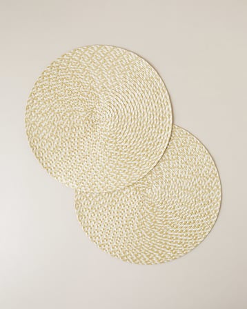 Gridle 2'li Amerikan Servis 38 cm Natural