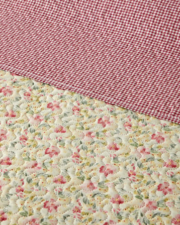 Scarlet Bloom  Çift Kişilik Yatak Örtüsü Takımı 200x220 cm Kırmızı