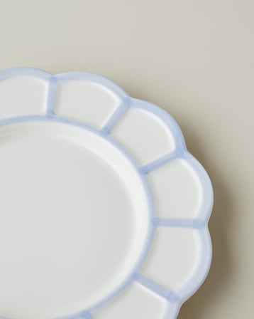 Soft Cloud Stoneware Pasta Tabağı 21 cm Açık Mavi