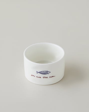 Mariner Sun Stoneware 3'lü Çerezlik 6,5 cm Mavi-Kırmızı