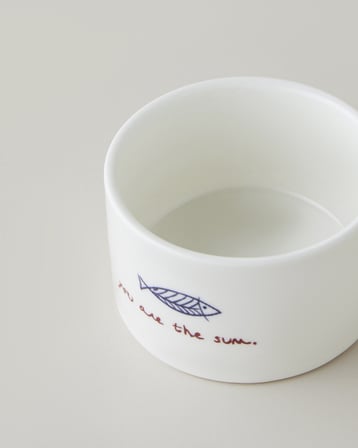 Mariner Sun Stoneware 3'lü Çerezlik 6,5 cm Mavi-Kırmızı