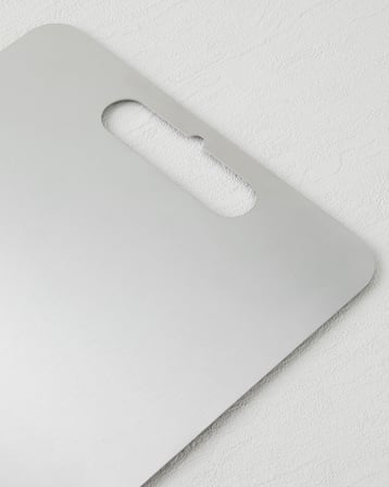 Titan Cut Paslanmaz Çelik Kesme Tahtası 24x34 cm Gri