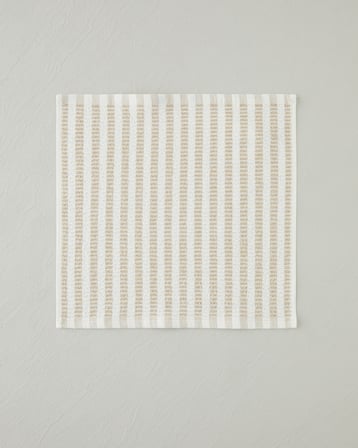 Pure Plaid Pamuklu 3'lü Kurulama Bezi 30x30 cm Bej