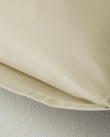 Novella Premium Pamuklu 2'li Yastık Kılıfı 50x70 cm Açık Sarı