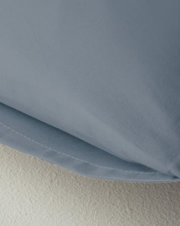 Novella Premium Pamuklu 2'li Yastık Kılıfı 50x70 cm Denim Mavi