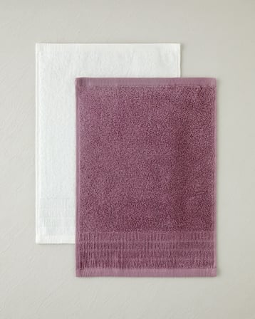 Pure %100 Pamuk El Havlusu 30x40 cm Beyaz
