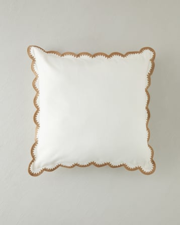 Brisa Kırlent Kılıfı 45x45 cm Bej