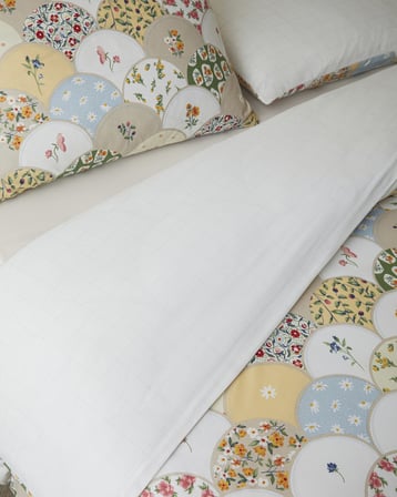 Pretty Loop Kolay Ütülenir Çift Kişilik Nevresim Takımı 200x220 cm Sarı-Yeşil