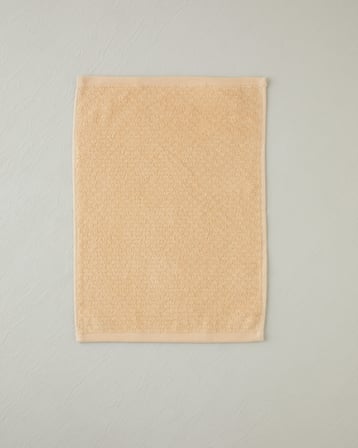 Melange Stripe %100 Pamuk El Havlusu 30x40 cm Sarı