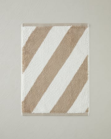 Diagonal %100 Pamuk El Havlusu 30x40 cm Bej
