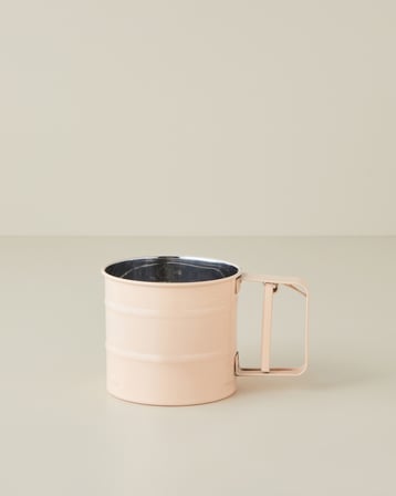 Kinsley Paslanmaz Çelik Un Eleği 10x10 cm Açık Pembe