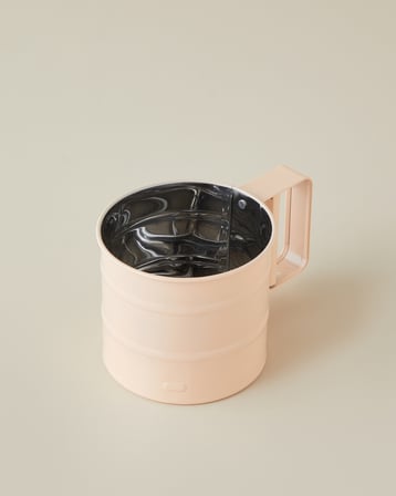 Kinsley Paslanmaz Çelik Un Eleği 10x10 cm Açık Pembe