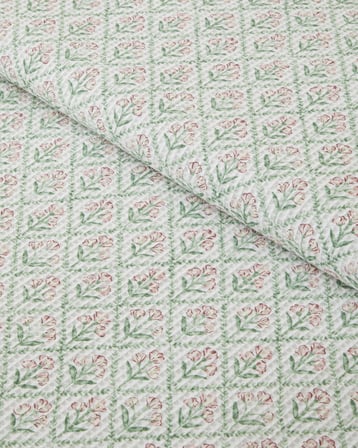 Bloom Crest Çift Kişilik Pike 200x220 cm Yeşil